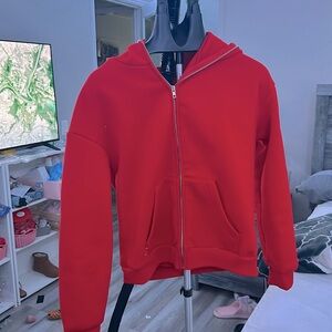 Red zip up spider man hoodie 🕷️❤️